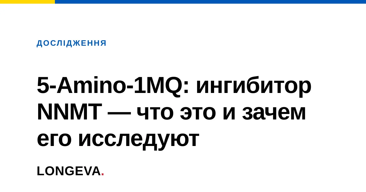 5-Amino-1MQ: ингибитор NNMT — что это и зачем его исследуют
