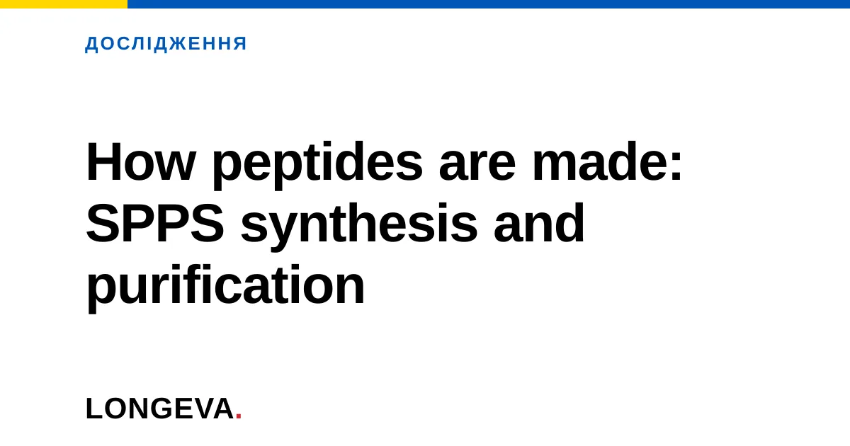 How peptides are made: SPPS synthesis and purification